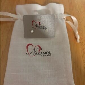 Pearl Stud Earrings - Nakamol Chicago